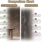 ARMURO 4 Packs Acoustic Wall Panels - Self-Adhesive 3D Wood Slat Wall Panel- Peel and Stick Sound Absorbing Panels for Noise Reducing - Feature Wall Decor for Home & Office