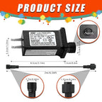 5V1A Class 2 Power Supply Replacement Model JT-DC050V1000-C LED Transformer IP44 LED Light Controller Low Voltage Transformer for Christmas String Light Inflatable Device (5V5W 1PC)