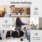 Productivity Timer Flip Gravity Sensor Cube Timer Countdown & Countup,Mute & Vibrate & Sound，5/10/30/60min & Custom Timing, Perfect for ADHD,Work,Learning,Kitchen Cooking (1White)