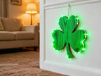 Aalnfe Green Led Lights Strip ST. Patrick's Day Decorations Indoor Rope Lights Easy DIY Cuttable Strip Lights for Room Bathroom Living Room Kitchen Ceiling Wall Vanity Mirror Decor