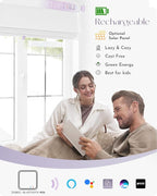 Graywind Smart Roman Shades 20% Blackout Compatible with Alexa Google Rechargeable Motorized Window Blinds Remote Control View Visible Plain Fold, Custom Size (Semi-Sheer White)