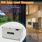 RJSJRAD 100 Amp Load Manager Compatible with Generac 7006, 100 Amp Smart Management Module with 8-Zone Control, Overload Protection and Lock Feature