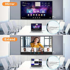 Wireless HDMI Transmitter with 2 Receivers (382FT/100M), 2.4G+5G,Plug & Play,Wireless HDMI Supports 4K Decode & 1080P Full HD Output, Streams from STB, PC, DVD, CCTV to TV, Projector, Monitor