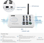 Wuloo Intercoms Wireless for Home 5280 Feet Range 10 Channel 3 Code, Wireless Intercom System for Home House Business Office, Room to Room Intercom, Home Communication System (3 Packs, White)