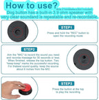 6 Pcs Dog Talking Button Set, Dog Buttons for Communication 30s Voice Recording Speaking Button Pet Speech Training Buzzers with 30 Scene Stickers and Waterproof Anti-Slip Mat for Animal Training