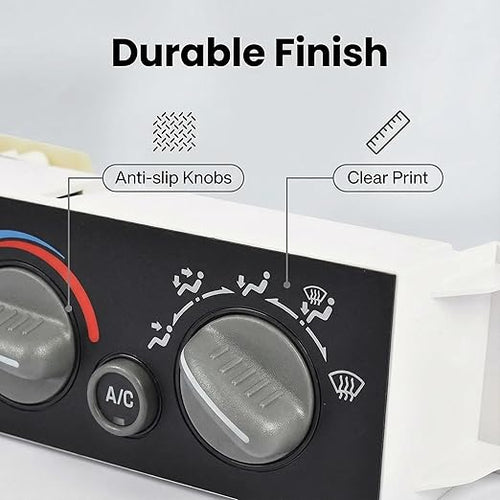 599-006 A/C Heater Climate Control Panel Module with Blower Motor Switch Compatible with GMC C1500 C2500 C3500 K1500 K2500 K3500 Suburban Tahoe Yukon 1996-2000