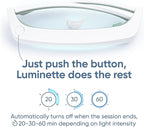 Luminette 3 Light Therapy Glasses - Wearable Light Therapy Lamp - Natural Relief for Sleep Problems, Seasonal Mood Disorders & Jet lag - Portable Daylight Lamp (Green)