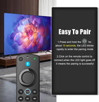 Remote Replacement with Voice Control Compatible with Fire-AMZ-TV Stick(2nd Gen/3rd Gen/HD/Lite/4K Max/4K/Cube), Smart-TV 3rd Gen, for Hisense/TCL/Onmi/Insignia/Pioneer N0t for ROKU/Samsung-TV