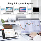 HAMTYSAN Raspberry Pi Screen, 7 Inch Portable Monitor External Display 800x480 IPS Screen Small HDMI Monitor for Raspberry Pi 400/4/3/2/Zero/B/B+ Jetson Nano Win11/10/8/7 (Non-Touch)