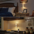 Briignite Night Light, 2 Pack Dimmable Night Lights Plug into Wall, Bubble Night Light with 0-100 LM Adjustable Brightness, Automatic Night Lights with Dusk to Dawn Sensor, for Bathroom Hallway