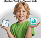 InfPokid Visual Timer for Kids with Pause Function, 60 Minute Countdown Timer for Kids Desk Study, Teaching, Kitchen Cooking, Office Meetings, Time Management for ADHD (Black)
