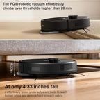 PGID Self-Emptying Robot Vacuum Cleaner, Robot Vacuum and Mop,FlexiArm Edge Mopping,5000Pa Suction, Dual Zero-Tangle System, Smart Obstacle Avoidance