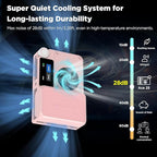 Amaran Ace 25c Pocket RGBWW LED Light, Boost Mode Up to 32W, Full-Color Mini Video Light (2,300-10,000K), 1,171 Lux@1m at 5,600K, 4500mAh Battery with PD Fast Charging for Mobile Creators (Pink)