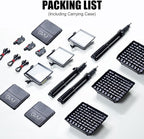 GVM 800D RGB Photography Lighting Kits with 3 Softboxes, 3 Packs Studio Lights with Bluetooth Control, YouTube Video Light with Upgrade18 Lighting Scenes, led Panel Lights for Video Recording