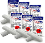 BioStrike Ceiling Fan Blade Air Filter - Dust & Allergen Catcher - Easy-Attach - Blade Filters for Any Fan Size - Reduce Airborne Particles - Made in USA (6 Packs w/ 2 filters each)