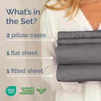 Full XL Bed Sheets - Extra Long Extended Full Sheet – Luxurious, Easy-Fit Sheet Set - Fits between 8” to 16" Deep Pockets, 54" x 80" for Full XL Mattresses - Ideal for Extra Long Full Beds