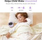 Mesqool Vibrating Alarm Clock for Heavy Sleepers, Rechargeable Battery Operated Bed Shaker Under Pillow, Cordless, Weekday/Weekend Dual Alarms, Travel Digital Clock for Hearing-impaired
