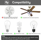 99813 Ceiling Fan Remote Control for Hunter Fan Remote Replacement 3-Speed and Light Dimmer with Wall Bracket,Replace Hunter 99770 99392 99118 99123 99188
