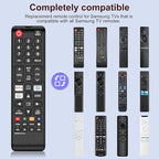 Replacement Remote for Samsung Smart TVs, Universal Control Compatible with BN59-01315J/A, BN59-01199F, for Samsung 4K 8K QLED UHD LCD HDTV