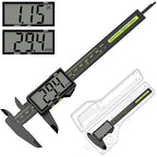 Digital Calipers, Caliper Measuring Tool with Large LCD Screen, Plastics Micrometer Caliper Digital, Auto-Off Feature, Screen Splash Proof, Switch from Inch Metric (6Inch/150mm)
