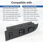 DICMIC Front Driver Side Master Power Window Switch and Door Lock & Black Bezel Assembly Compatible with 2003-2007 Chevrolet, GMC Select Model Replace# 15883322, 920-024, DWS-248