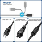 QIOUZW 2025 New 130W USB C Laptop Charger Compatible with Dell XPS 15 17 2in1 9575 9500 9700 Latitude 5280 5420 7210 7410 7480 Precision 5530 2in1 5550 5750 3560 DA130PM170 Power Adapter Cord Supply