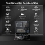 roborock Saros 10 Robot Vacuum and Mop, 22,000Pa Suction, AI Obstacle Avoidance, 3.14-inch Ultra Thin, Intelligent Dirt Detection, Zero Tangling Main Brush, Hot Water Mop & Dock Self Cleaning