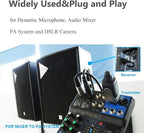 Xvive U3 XLR Microphone Wireless System 2.4GHz Wireless XLR Transmitter and Receiver for Dynamic Microphone, Audio Mixer, PA System
