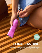 MANSPOT LADYSPOT™ Hair Shaver for Women, Shaving Sets with 3 Gurad and Replaceable Ceramic Blade Heads, No Nick, No Cut, No Razor Burn, Waterproof Wet/Dry, 90 Minutes Shaving (Women-Rosered-Version)