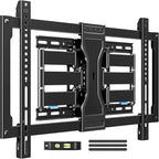 MOUNTUP Ultra Slim TV Wall Mount for Most 37-90 inch TVs, 1.1" Thin Low Profile Full Motion TV Mount Bracket, Dual Swivel Articulating Arms with Tilt, Fits 16" Studs, Max VESA 600x400mm Holds 132lbs