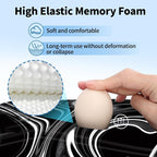YIWEI Ergonomic Mouse Pad with Wrist Rest - Comfortable Office Mousepad with Memory Foam Wrist Support for Carpal Tunnel Relief, Mouse Pads with Non-Slip Base for Gaming and Home (Black-2)