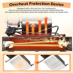 S97017063 Heater Motor Assembly Compatible with Broan Nutone 655, 655F, 655-A, 655-B, 655-C, 656, 656-A, 658, 659, 659-A Bathroom Exhaust Fan Motor Replacement for Nu-Tone Heater