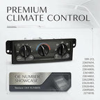 599-213 A/C Control Switch Air Conditioning Climate Control Module, Front Climate Control Module Panel for for 1997-2005 Chevrolet Malibu, 1997-1998 Oldsmobile Achieva, 1997-1999 Oldsmobile Cutlass