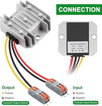 Gebildet Voltage Regulator Reducer DC 8V ~ 40V to 12V 3A 36W Converter- DC 36V 24V 18V to 12V Step Down Up Converter Regulator Waterproof Module Transformer