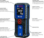 BOSCH GLM100-23 100 Ft Blaze Laser Distance Measure, Includes 2 AA Batteries
