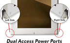 Power PET Automatic Pet Door by High Tech Pet - Large Door Mount for Pets to 100 lb - 4 Way Access - Dual Range Control - Deadbolt Security - Directional Sensing - Air Tight - US Customer Service