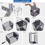 GeeekPi DeskPi RackMate TT Mini Server Cabinet for Mini PC, Network, Servers, Audio, and Video Equipment