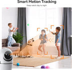 GBIUT Indoor Security Camera, Indoor Camera for Home Security, WiFi Home Camera with 360° Pan Tilt, AI Motion Detection, Two-Way Audio, Night Vision for Baby, Pet, Elderly Monitoring