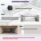2PACK GSTB-R STB-BL Garage Door Sensor, Replacement for Genie Garage Door Sensors, Replacement Kit, Includes Sender & Receiver, Compatible with Genie Garage Door Openers Made After 1993.