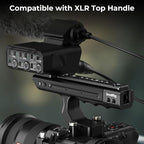 SMALLRIG Cage for Sony FX2, HawkLock Quick Release Camera Cage Kit for Sony with XLR Handle Extension, Wrist Strap and Cable Clamp for HDMI, QR Cold Shoe, Built in NATO Rail/QR Plate for Arca - 5588