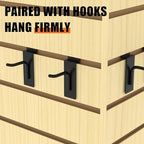 16" W * 16" D * 62" H - Maple Slatwall Tower, Four Panel Slatwall Retail Fixture, Rotating Retail Display Rack