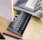 Fellowes 5216901 Quasar 500 Electric Comb Binding System, 16 7/8 x 15 3/8 x 5 1/8, Metallic Gray, Alloy Steel