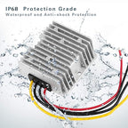 DC Voltage Reducer DC 36V Step Down to 12V 10A 120W Voltage Regulator Power Converter Waterproof Module Transformer for Golf Cart Club Car