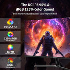 SANSUI 32-Inch Curved Gaming Monitor WQHD 2560 x 1440 180Hz Curved 1500R -Fast VA,1ms(OD), HDR, 300nits, sRGB 125%, DCI-P3 95%, FreeSync, HDMI x2, DP1.4x2(DP Cable Included)
