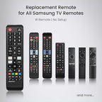 (Pack of 3) Replacement for Samsung TV Remote Control, Universal Compatible with All Samsung LCD LED HDTV 3D Smart TVs