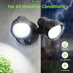 ALUSSO Dusk to Dawn Outdoor Lighting, 25W 2000LM Dusk Till Dawn Outdoor Light, 3000K/4000K/6000K 3CCT IP65 Security Lights ETL Listed Dusk to Dawn Hardwired for House Garage Yard Walkway Black 1 Pack
