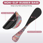 iLeadon Ergonomic Mouse Pad Set with Wrist Rest, Boho Design, Easy Typing & Pain Relief, Non-Slip Base for Home, Fuchsia