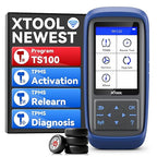 XTOOL TP150 TPMS Programming Tool, Universal TPMS Relearn/Reset/Activate Tool(315/433MHz), Tire Sensor Programmer for XTOOL TS100 Only, Tire Pressure Monitoring System Diagnostic Tool