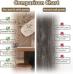 ARMURO 4 Packs Acoustic Wall Panels - Self-Adhesive 3D Wood Slat Wall Panel- Peel and Stick Sound Absorbing Panels for Noise Reducing - Feature Wall Decor for Home & Office