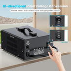 4000W Voltage Converter Transformer(110V to 220V or 220V to 110V) Step Up/Down Converter 110/120 Volt - 220/240 Volt w/US Power Cord,Circuit Breaker Protection, LCD Screen Display